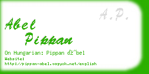 abel pippan business card